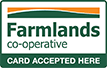 Farmlands card accepted here